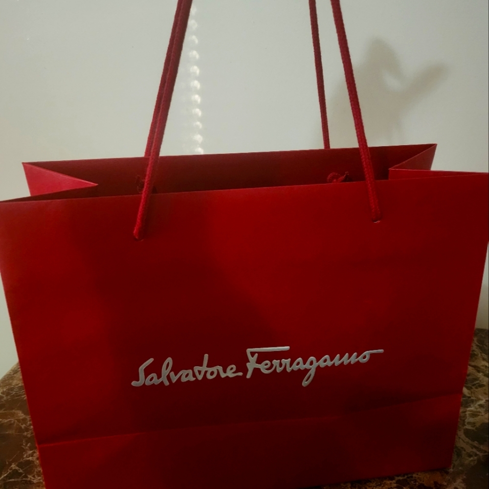 EUC Salvatore Ferragamo Shopping Bag
